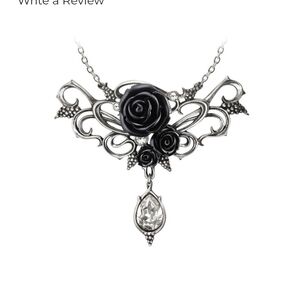 Alchemy England Bacchanal Rose Crystal Necklace